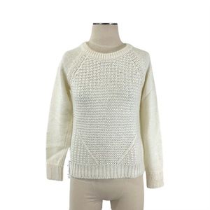 Silvia Novelli- Cream Wool & Alpaca Blend Sweater